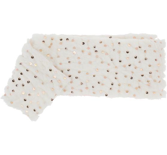 Wstążka ze sztucznego futra VBS "Cekiny"