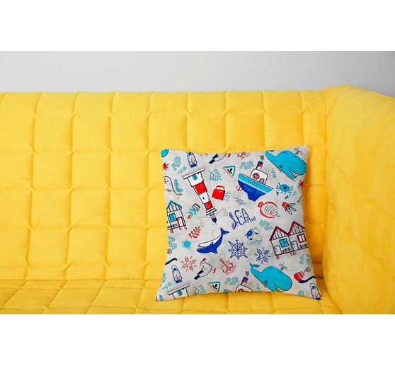 Motif fabric linen look "Maritim"