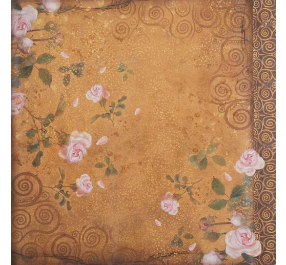 Blok do scrapbookingu "Tła Klimta"