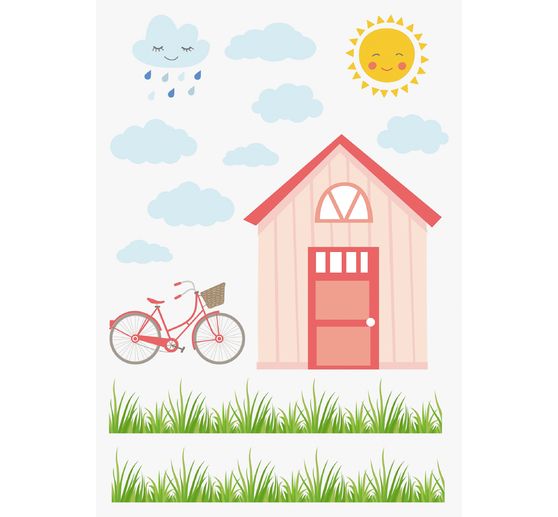 Naklejka na szybę "Ogród"