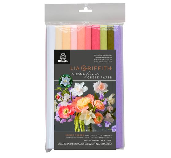 Lia Griffith, Wyjątkowo cienka bibuła marszczona "Secret Garden"