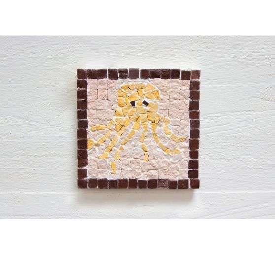 Drewniana rama z mozaiką