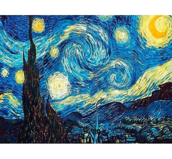 Malowanie po numerach "Van Gogh - Gwiaździsta noc"