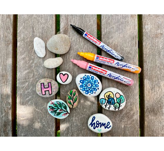 edding 5300 Acrylic "Acrylic marker - fine", set of 5