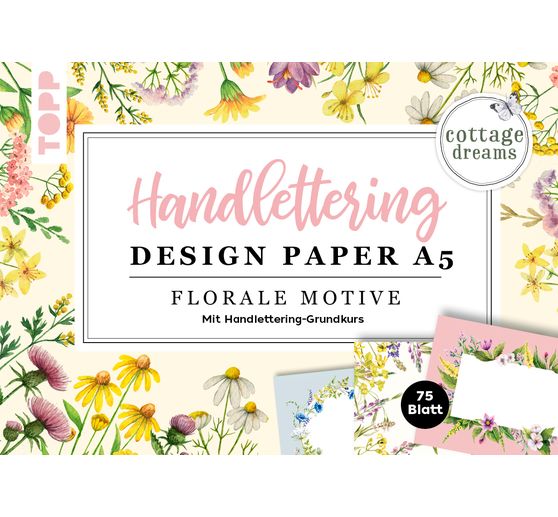 Blok papieru do pisania odręcznego Cottage Dreams A5