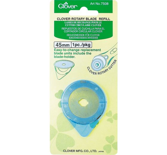 Clover replacement blade Maxi 45 mm with blade holder