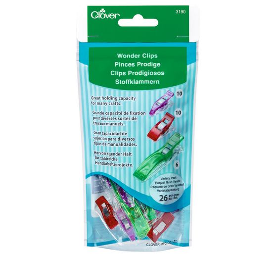 Clover fabric clips "Wonder Clips"