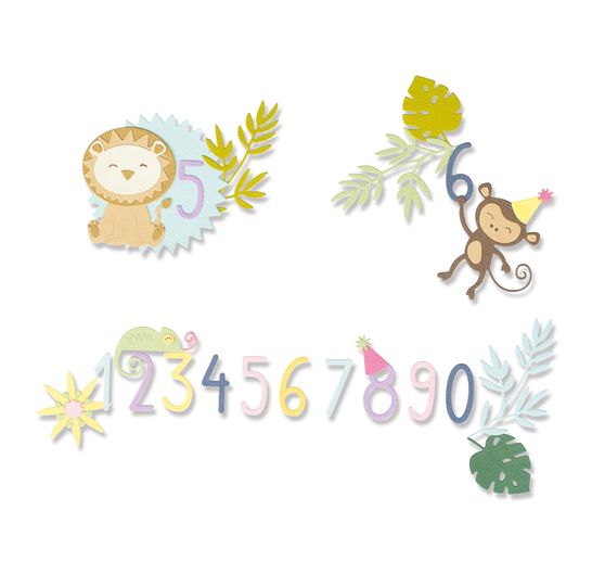 Wykrojnik Sizzix Thinlits "Jungle Fun".