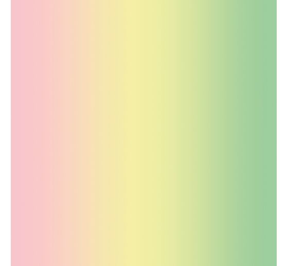 Transparent folding sheets "Rainbow pastel"