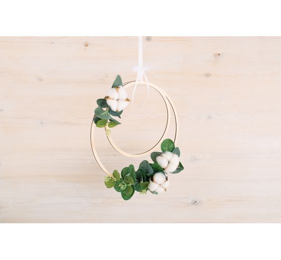 Zestaw drewnianych talerzy/pierścieni