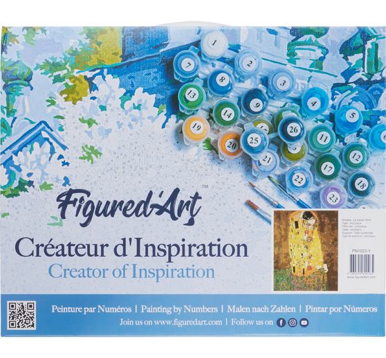 Malowanie po numerach "Klimt - Pocałunek"