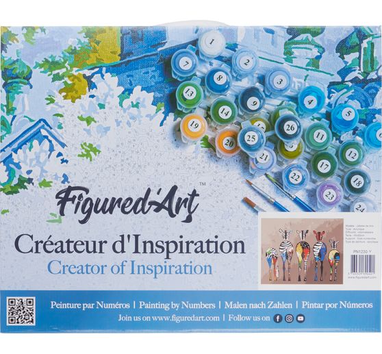 Malowanie po numerach "Zebry"