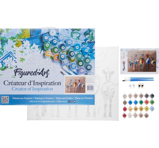 Malowanie po numerach "Zebry"