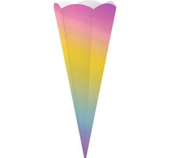 School gift bags cutout, rainbow