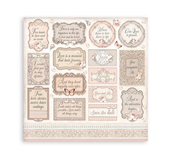 Scrapbook block "You and Me" 