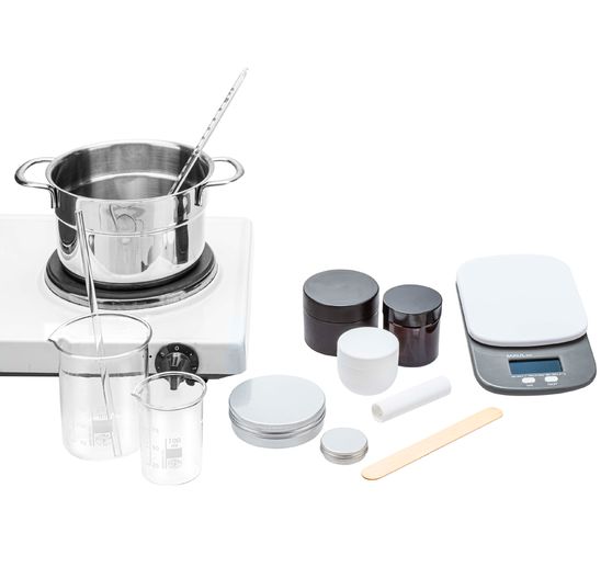 Szklany kubek do mieszania z podziałką