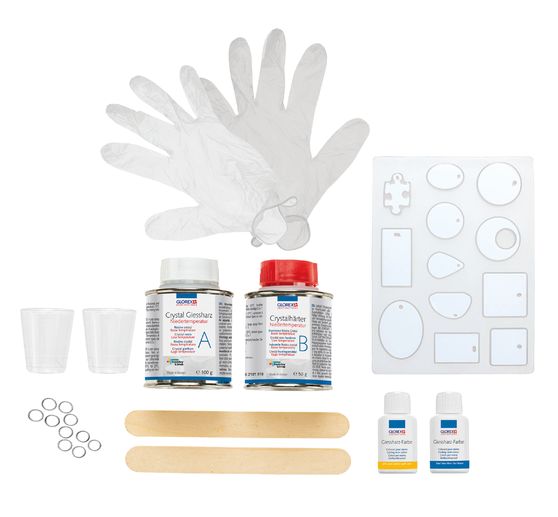 Zestaw startowy "Biżuteria" z żywicy odlewniczej