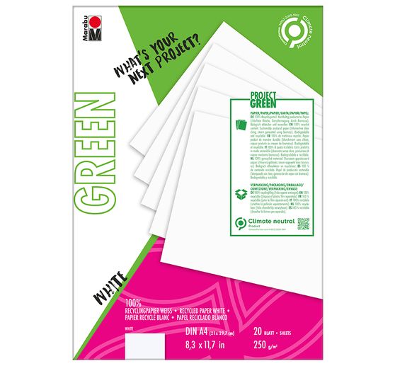 Marabu Green paper pad white, DIN A4