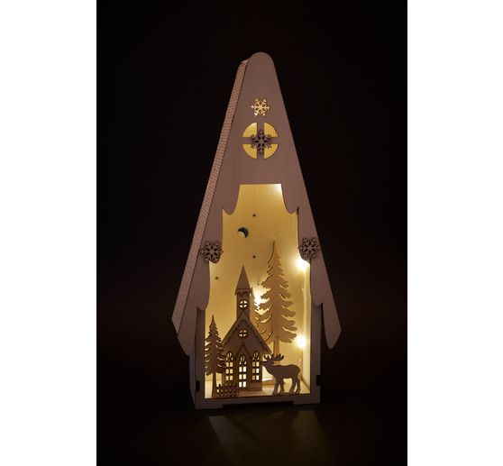 VBS Jodła z zimową scenerią, w tym LED