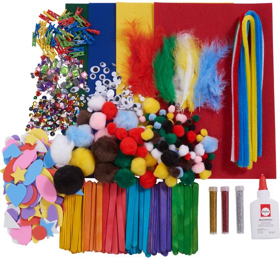 Mega pudełko rzemieślnicze, ok. 1 200 części