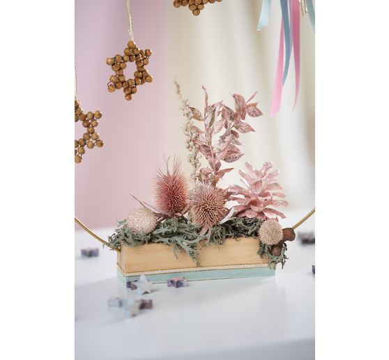 Dried flowers potpourri set "Pearl Pink"