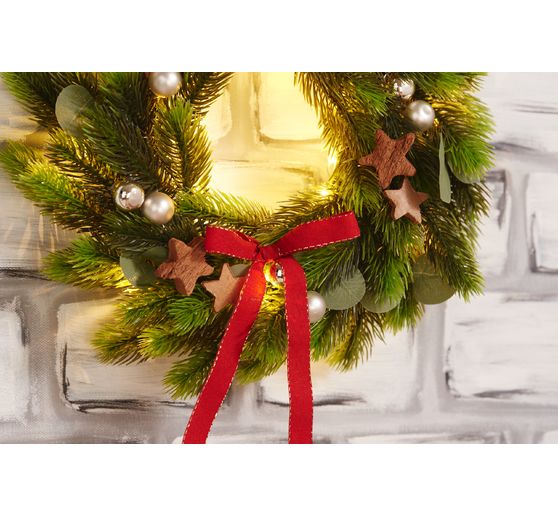 Szklane bombki choinkowe na drucie