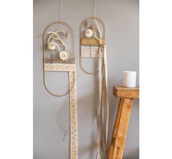 Bawełniany sznurek z lureksem i formowalnym rdzeniem z drutu