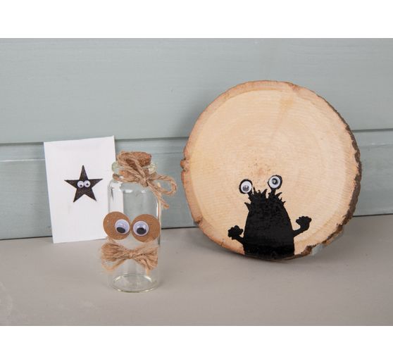 Wiggle eyes self-adhesive "Assorted", box with 1.500 pieces