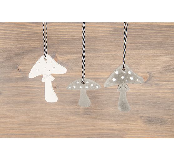 Silicone casting mould "Pumpkin, mushroom, leaf"