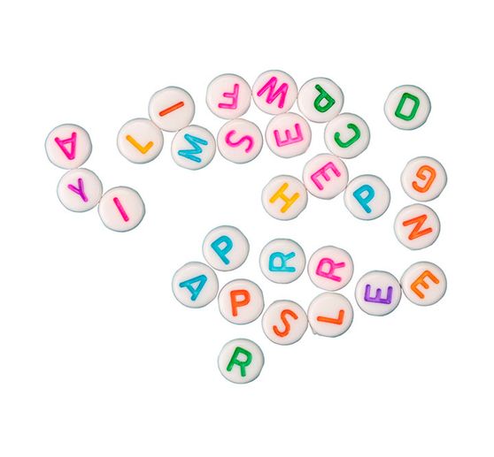 Zestaw biżuterii Katsuki z koralami z literami - LOVE