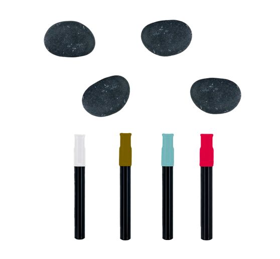 Zestaw kreatywny "Malowanie kamieni w stylu boho"