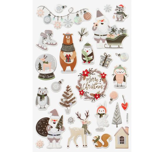 Naklejki "Wesołych Świąt