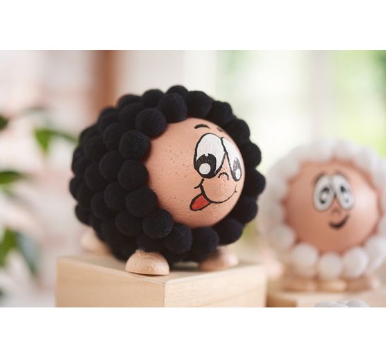 VBS Pompons, 15 mm, 60 pieces