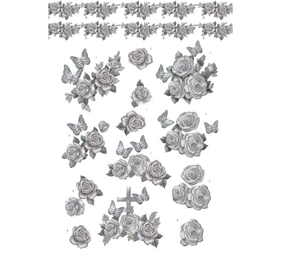 3D punched sheet book "Condolences"