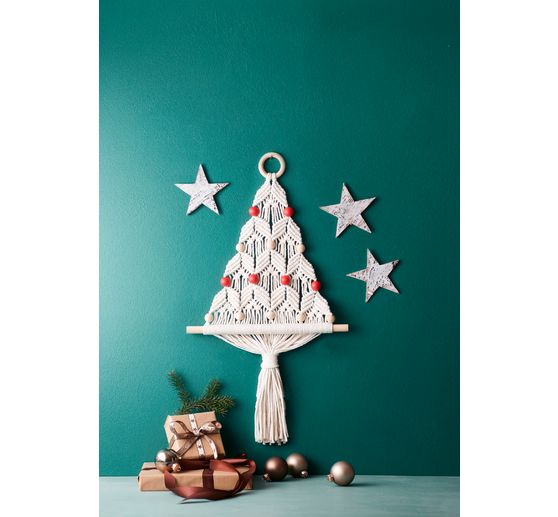 Zestaw do wiązania makram "Choinka"