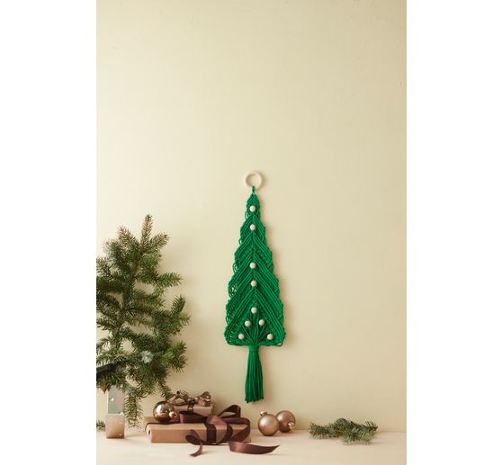 Zestaw do wiązania makram "Choinka"