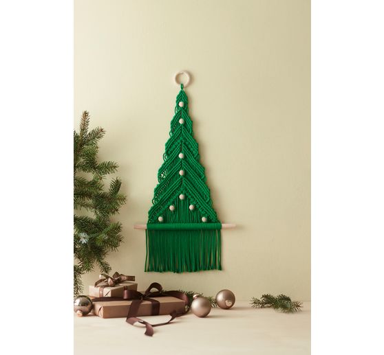 Zestaw do wiązania makram "Choinka"