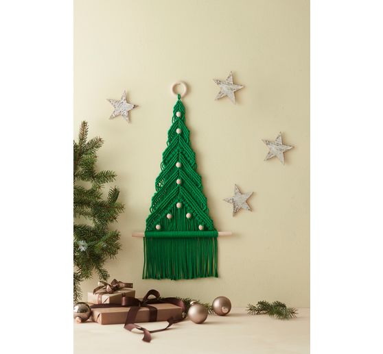 Zestaw do wiązania makram "Choinka"