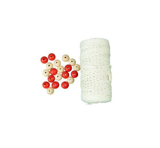 Zestaw do wiązania makram "Choinka"