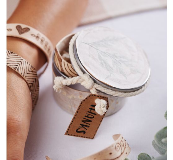 Metalowe puszki VBS / puszki na mydło "okrągłe", 12 sztuk