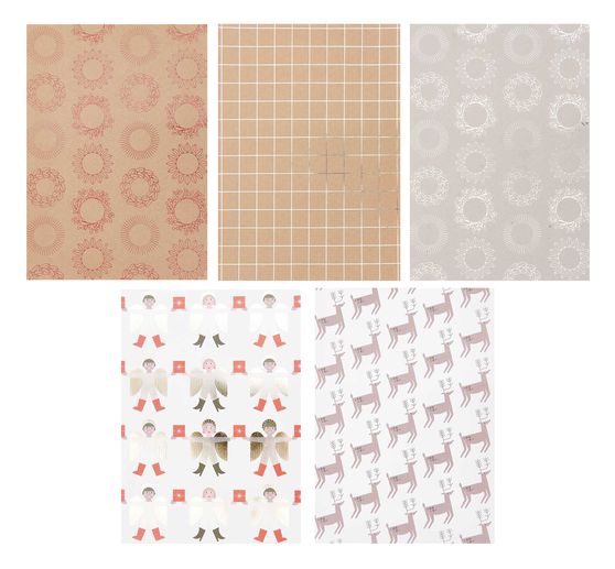 Craft paper block "I love Christmas"