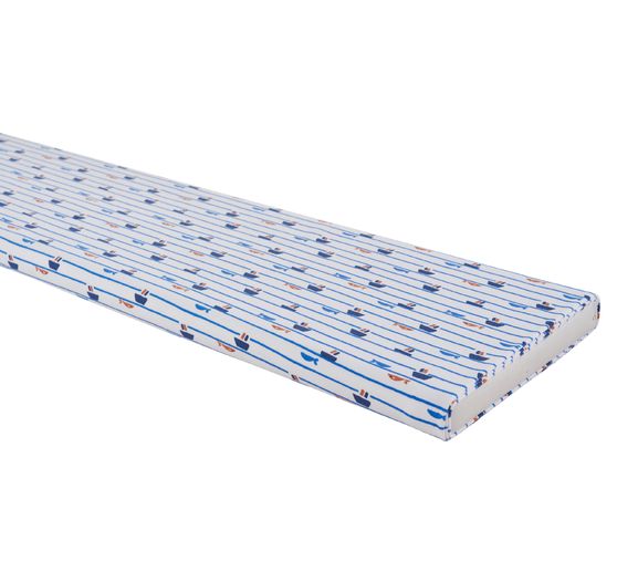 Jersey fabric "Boats and fishes"