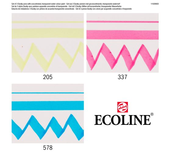 Talens Ecoline Duotip "Zestaw kolorów podstawowych"