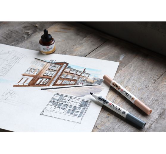 Talens Ecoline Duotip "Urban Landscape Set"