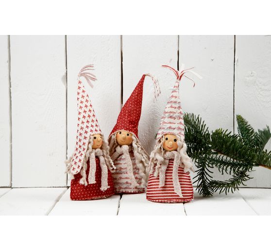 Embroidery thread set "Shades of red"