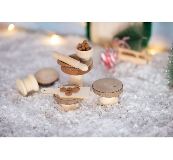 Mini craft set Secret Santa door "Bake cookies"