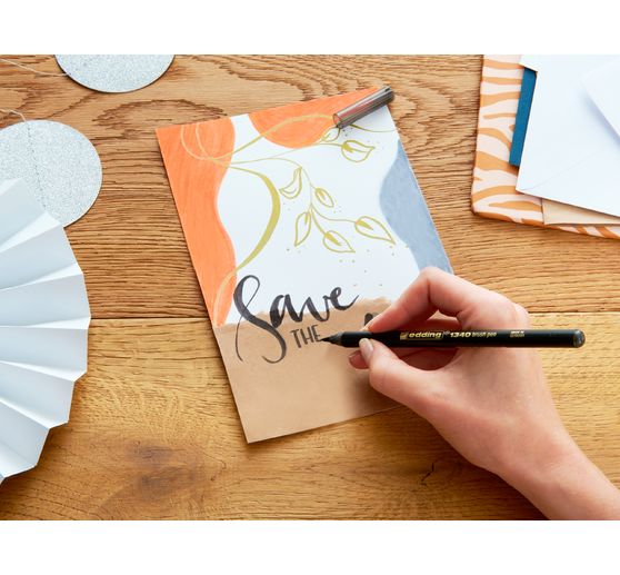 edding 1340 pędzelkowy marker "Metallic - Mix"