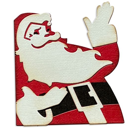 Sizzix Thinlits szablon do wykrojników "Retro Santa by Tim Holtz"