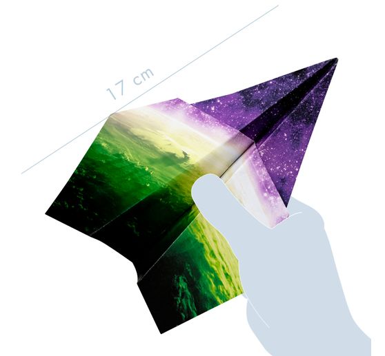 Folding paper assortment "Space"