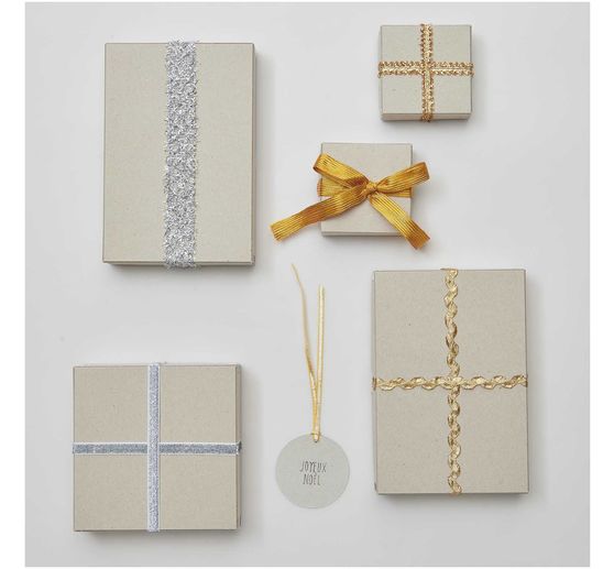 Rico Design Ribbons set "Lucky dip", Gold-Silver